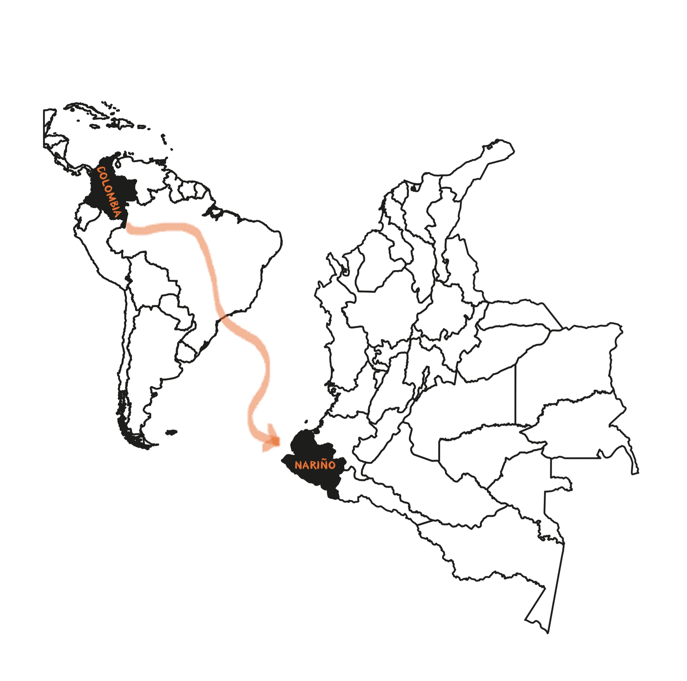Nariño map